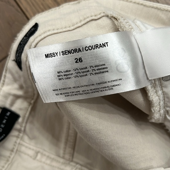 Sanctuary connector kick cropped jean, moonstone, size 26, NWT - Picture 8 of 9